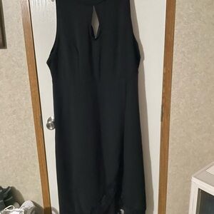 SHEIN Chic Black Sleeveless Backless Dress